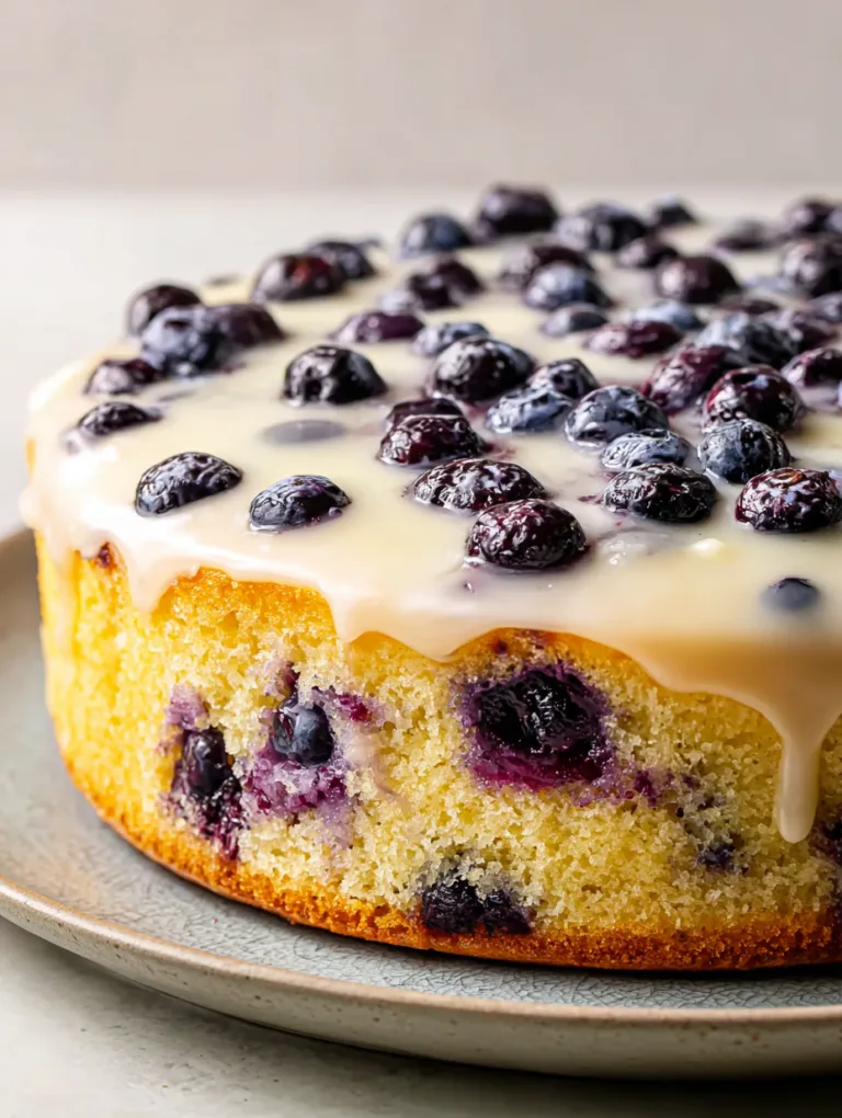 Lemon Blueberry Cake Recipe Easy Fresh and Irresistible