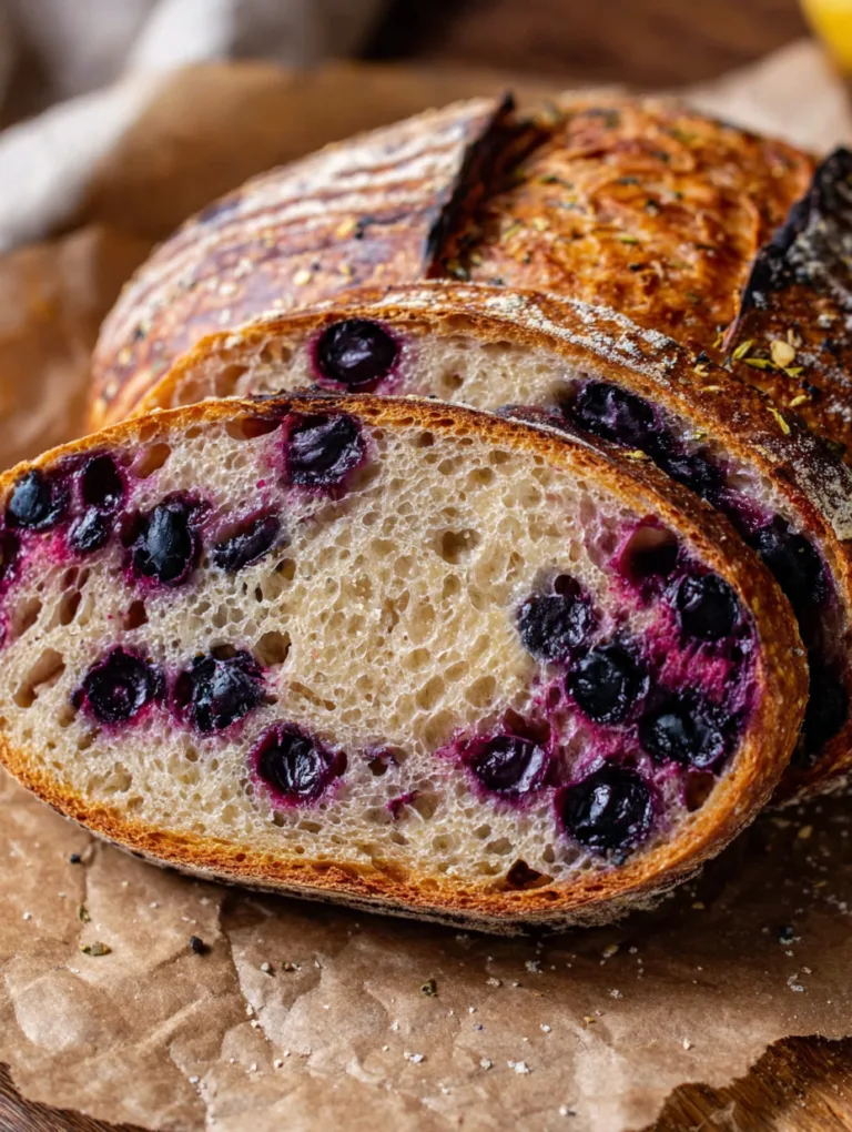 Lemon Blueberry Sourdough