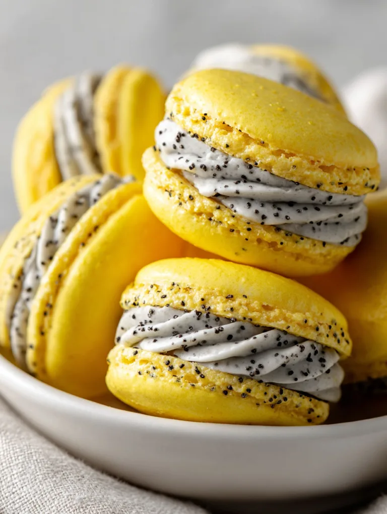 Lemon Poppy Seed Macaron Filling Recipe
