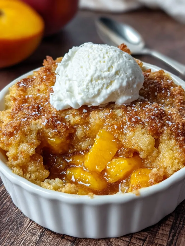 Loaded Peach Cobbler Copycat Recipe