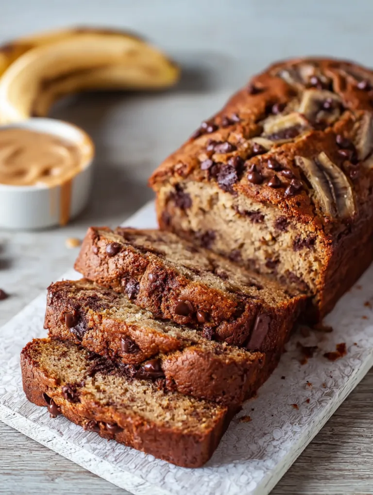 Moist chocolate chip banana bread recipe healthy