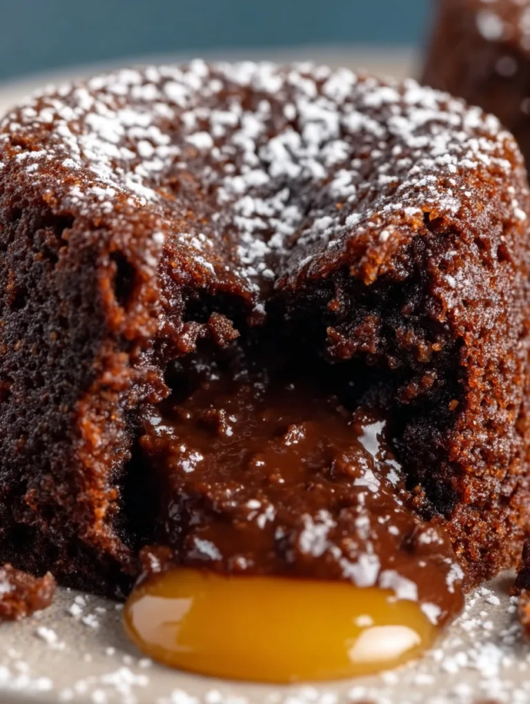Molten Chocolate Sourdough Lava Cakes