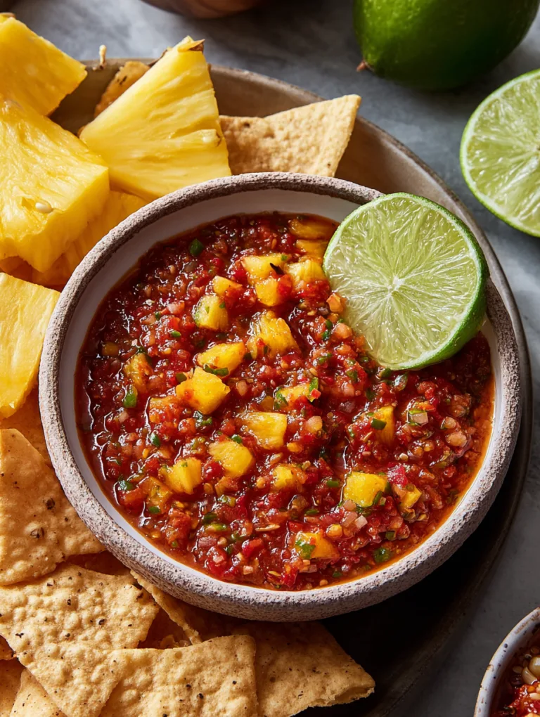 Pineapple Chipotle Salsa Recipe