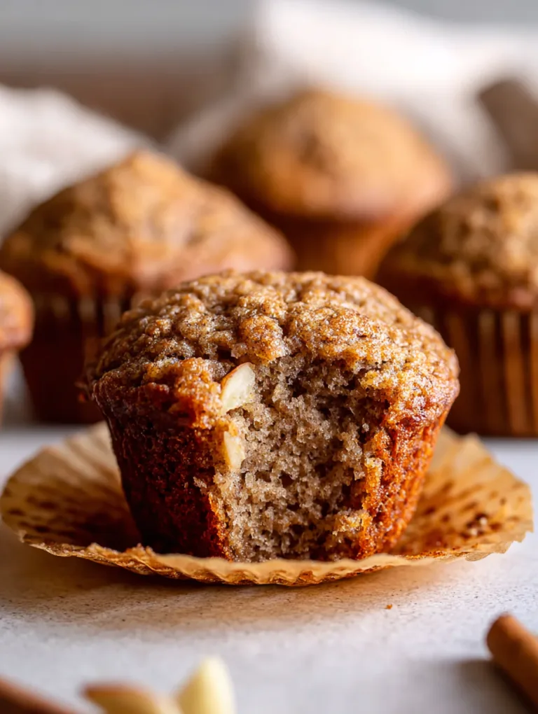 Sourdough Applesauce Muffins