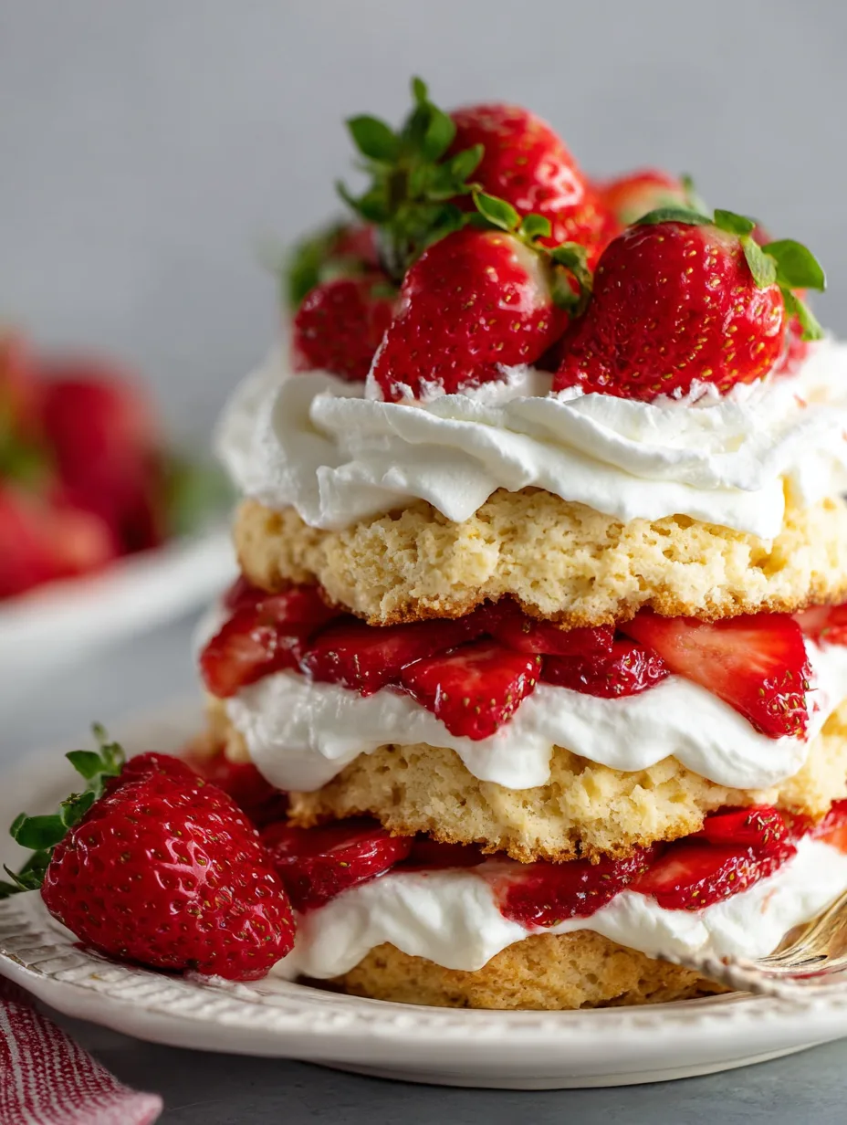 BEST Strawberry Shortcake Recipe - foodnaura