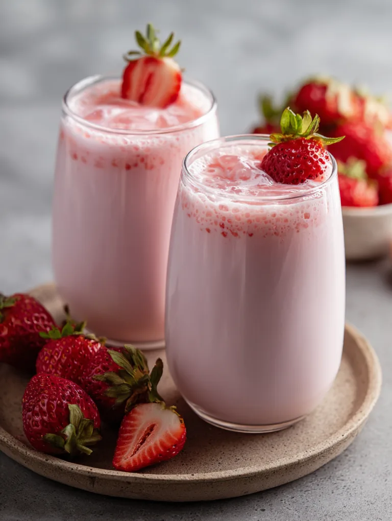 Easy Strawberry Smoothie (Healthy & Quick Recipe)