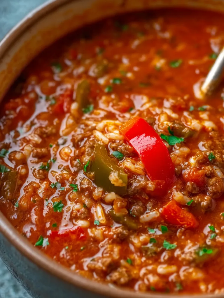 Stuffed Pepper Soup Recipe