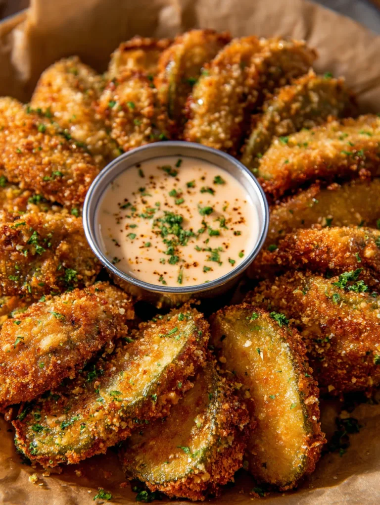 Crispy Sourdough Fried Pickles (Crunchy, Tangy & Easy Snack)