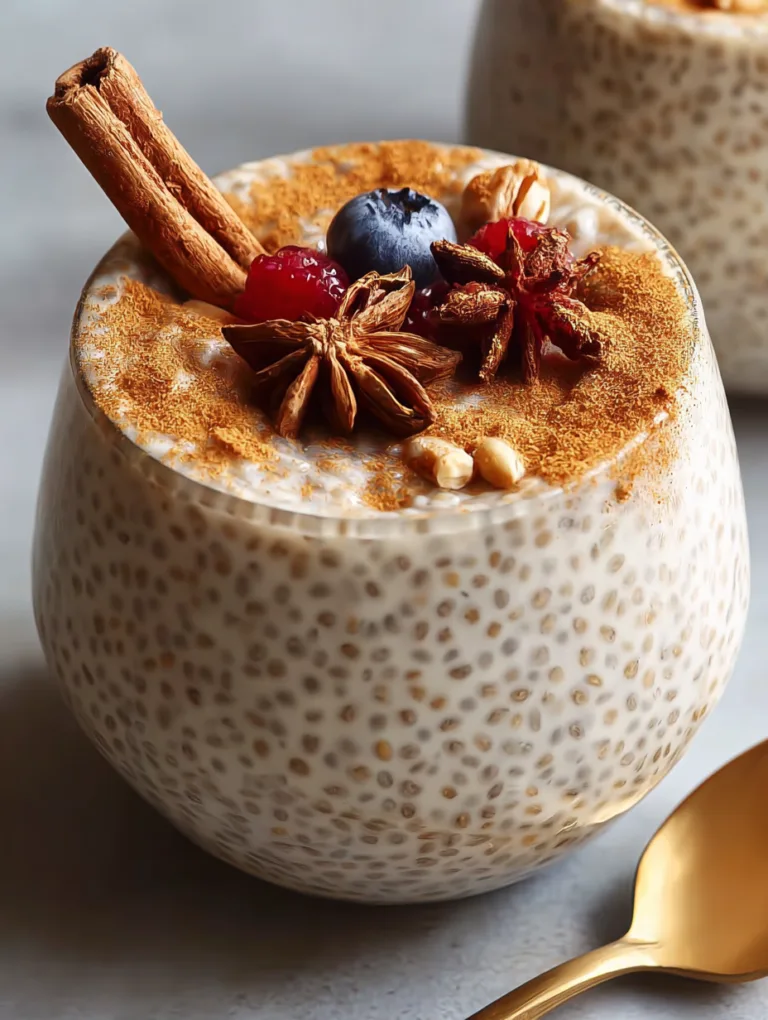Vanilla Cinnamon Chia Pudding Recipe