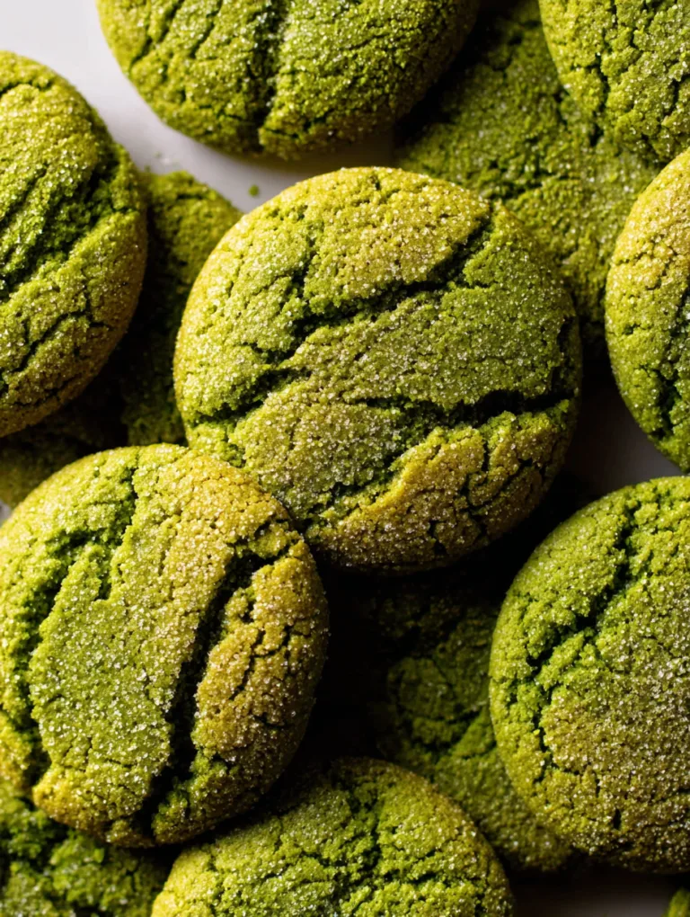 Brown Butter Matcha Cookies