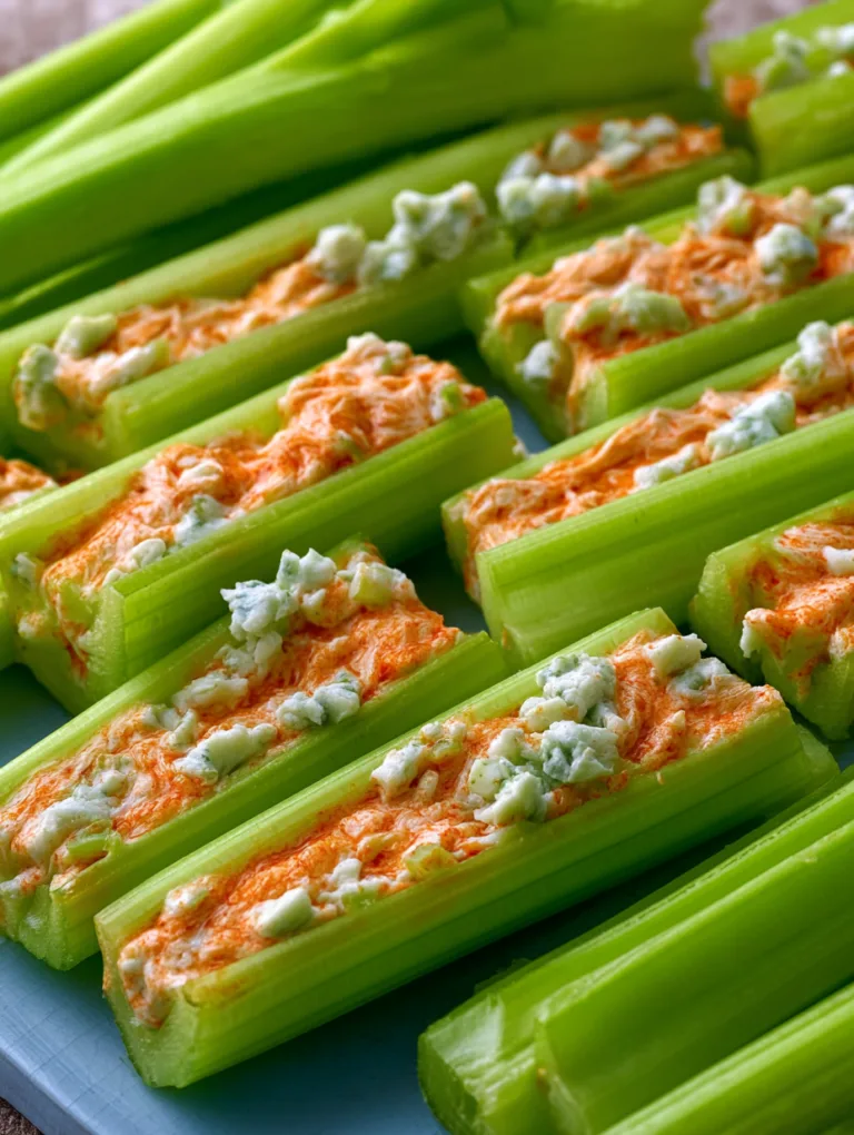 Cheesy Bacon Celery Sticks – The Ultimate Crunchy Party Snack