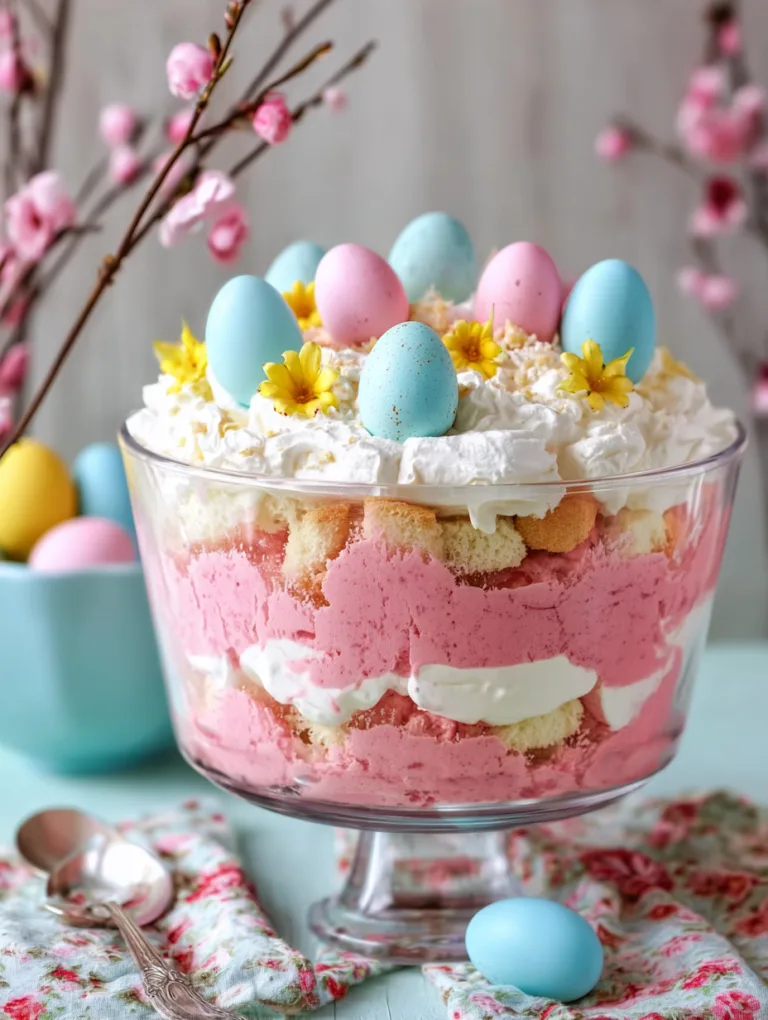 Easter Pink Velvet Cheesecake Trifle That’ll Delight Everyone