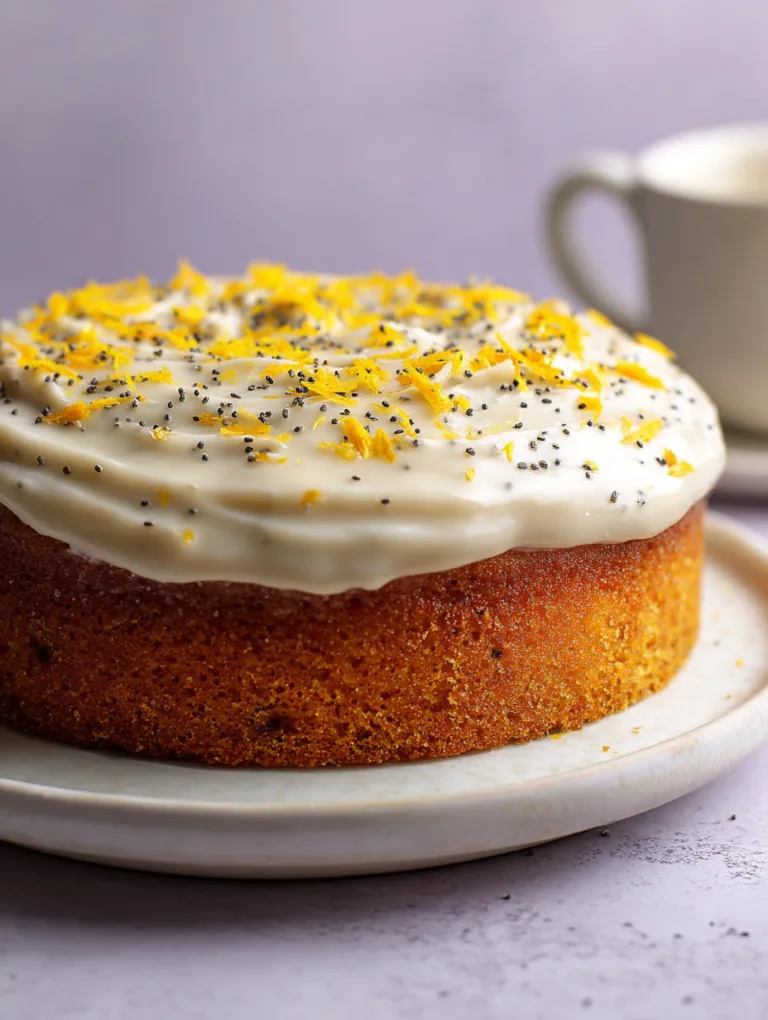 Orange and Poppy Seed Cake