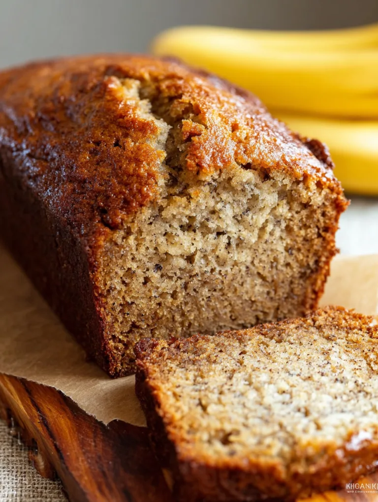 Super Moist Banana Bread Recipe