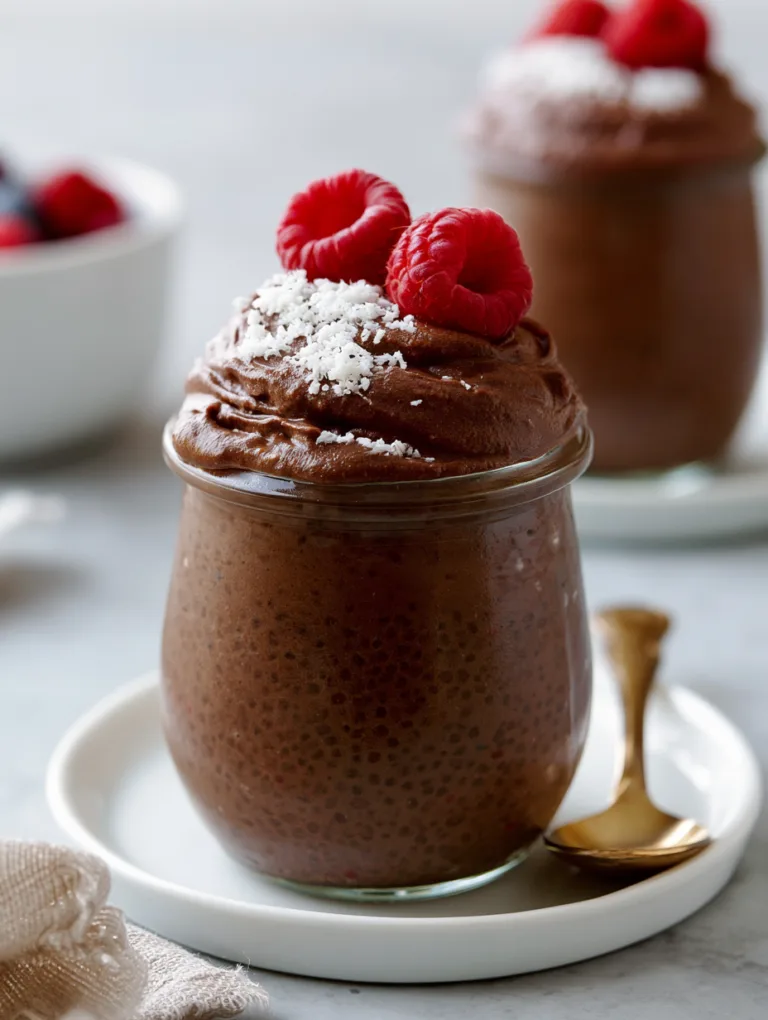Blended Chocolate Chia Pudding