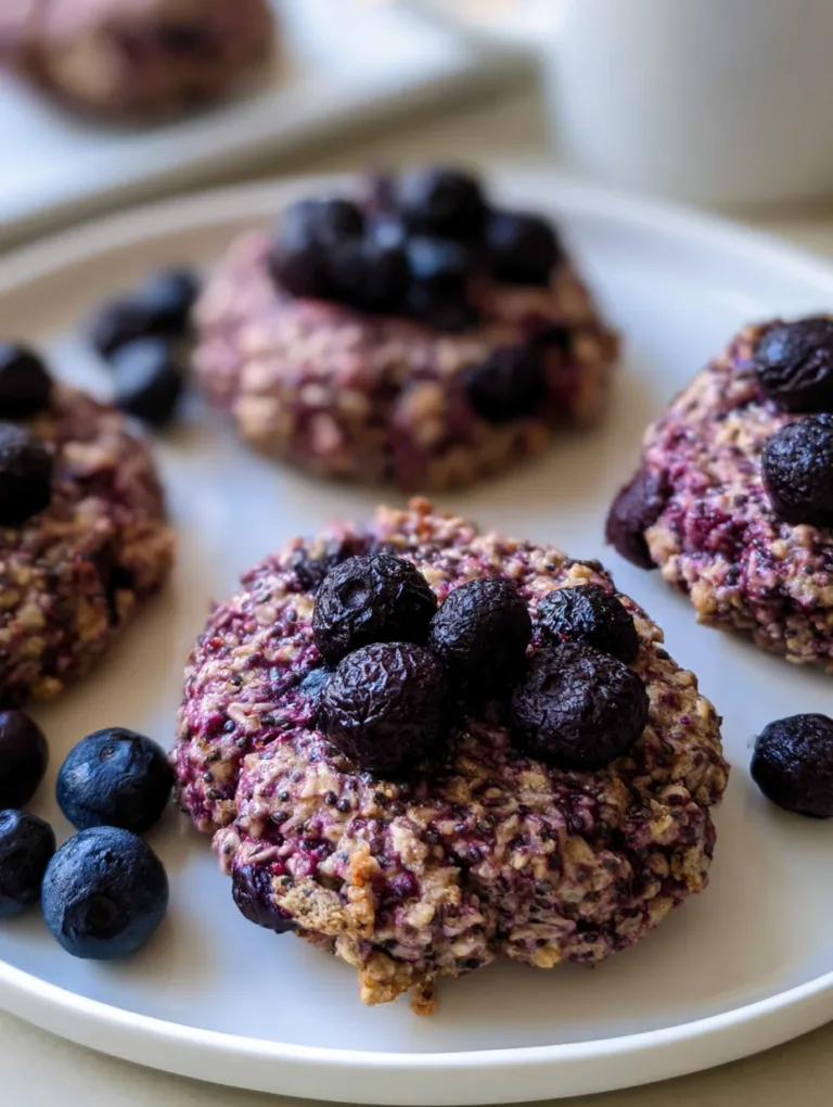 Blueberry Chia Breakfast Cookies