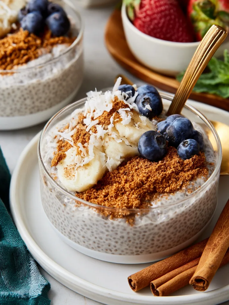 Blueberry Protein Chia Pudding