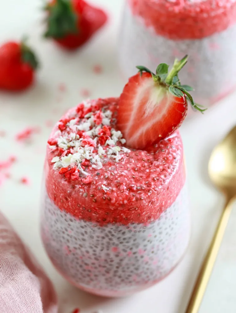 Creamy Strawberry Chia Pudding