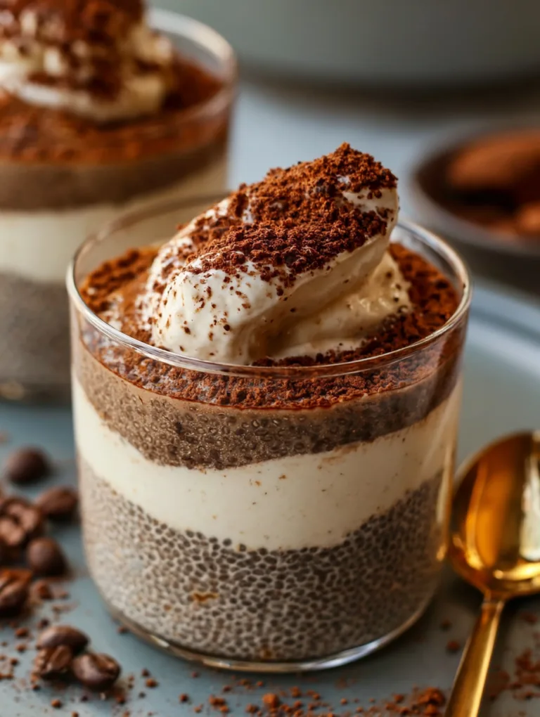Irresistible Tiramisu Chia Pudding