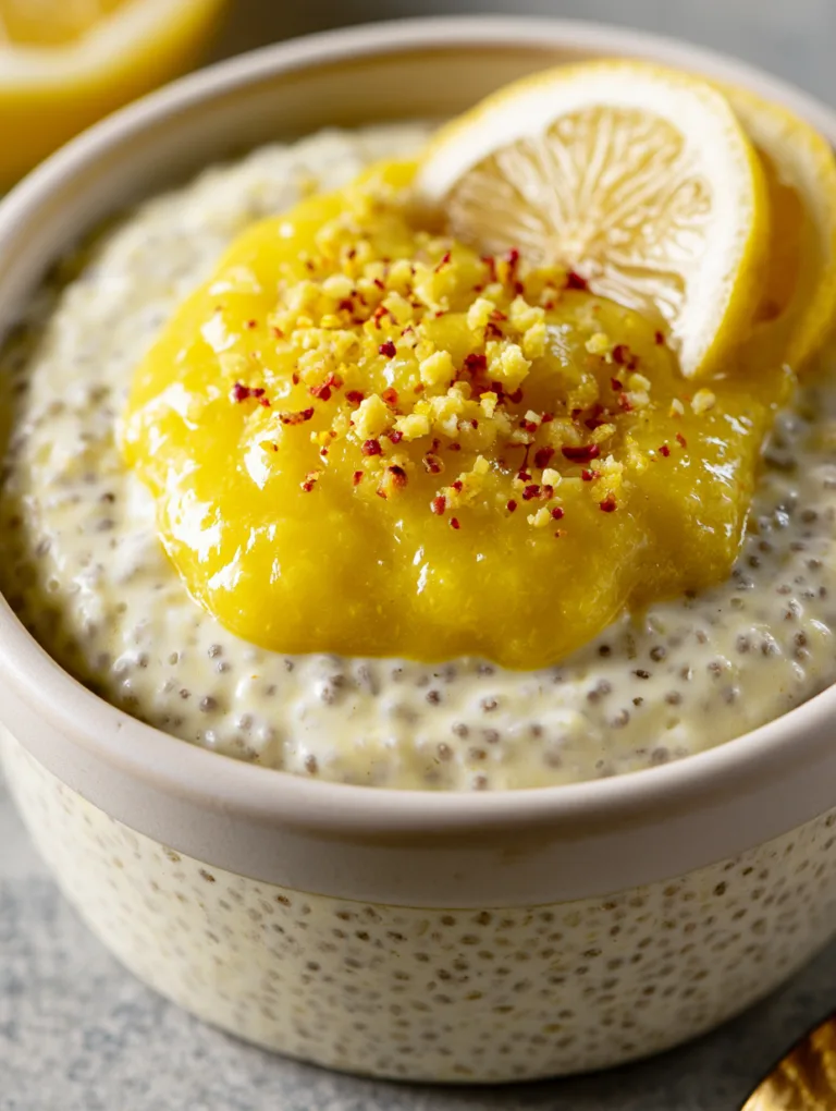 Lemon Cream Chia Pudding