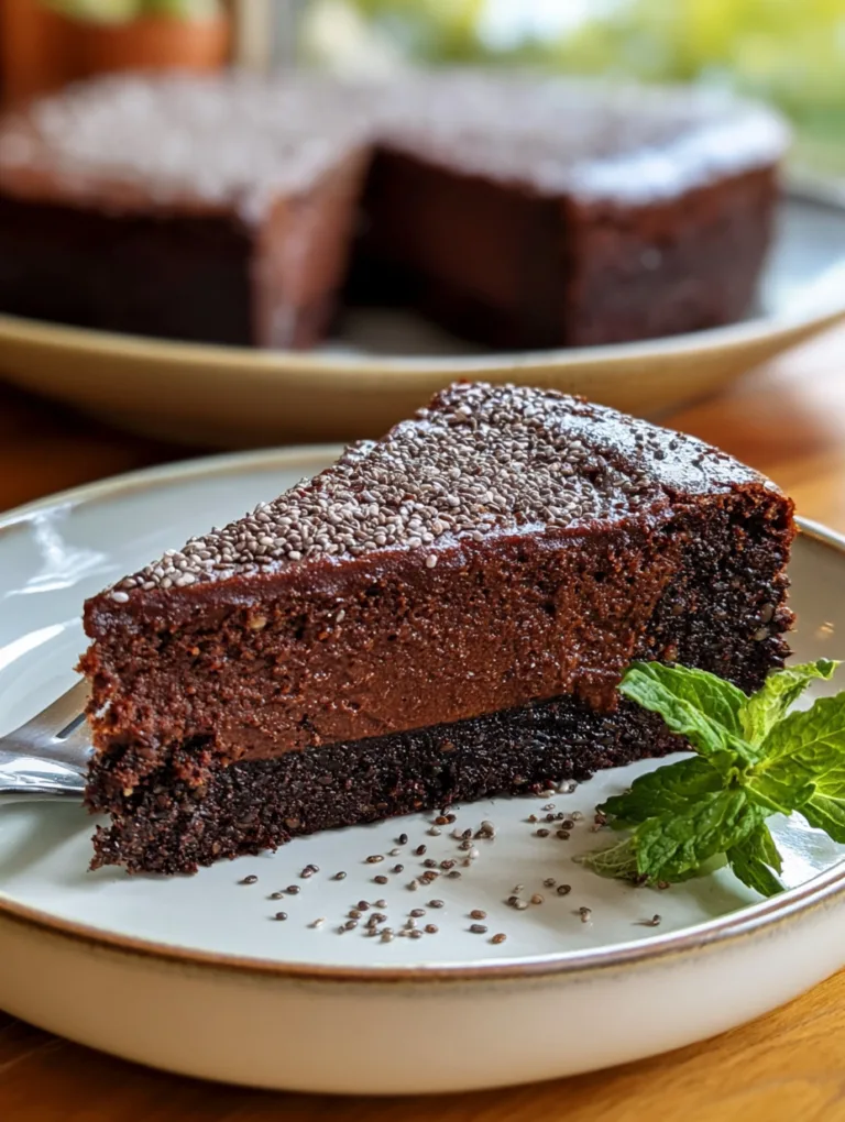Magical Chia Seed Chocolate Cake