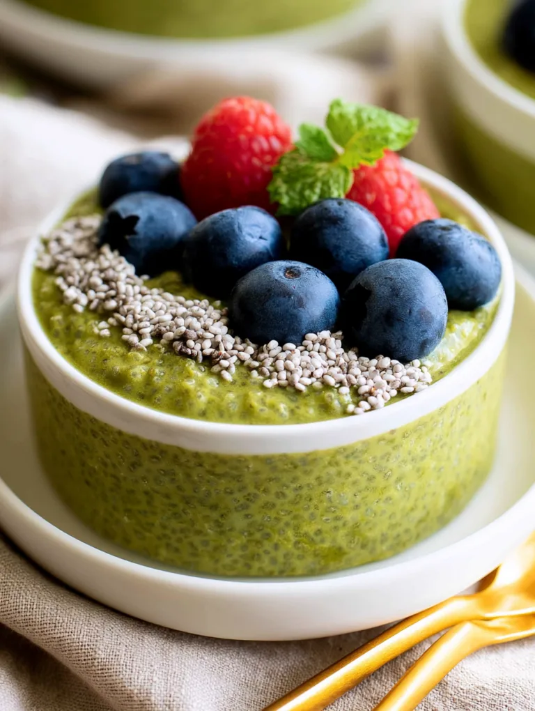 Matcha Chia Pudding