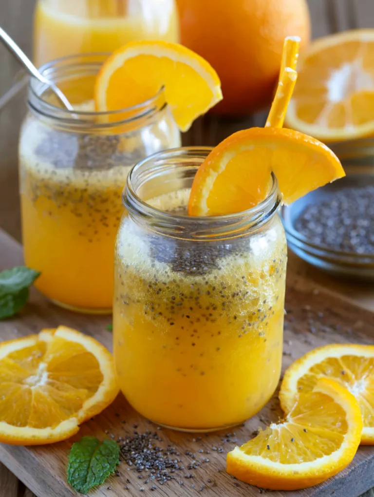 Orange Chia Seed Drink