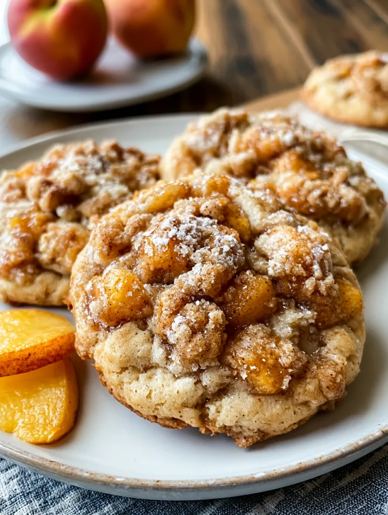Peach Cobbler Cookies