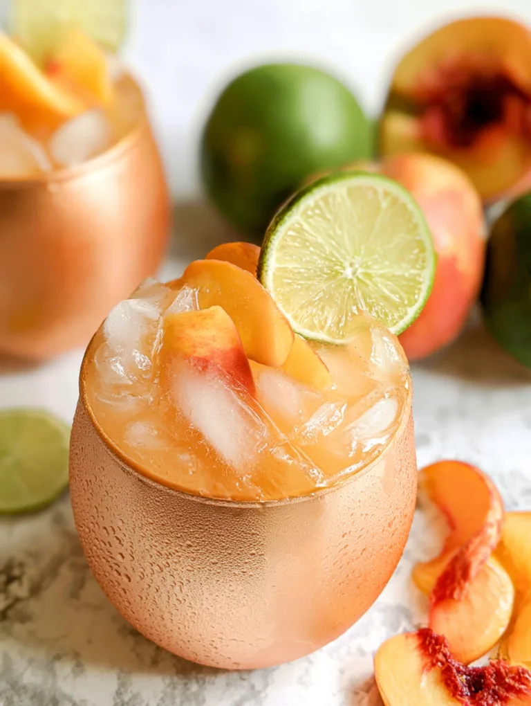 Peach Moscow Mule