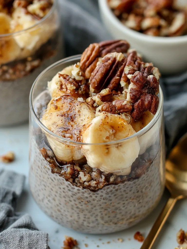 Banana Nut Chia Pudding