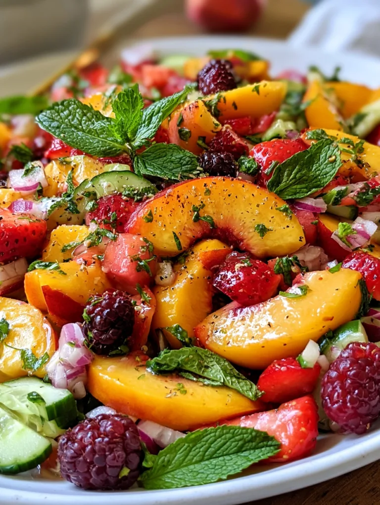 Summer Peach Salad