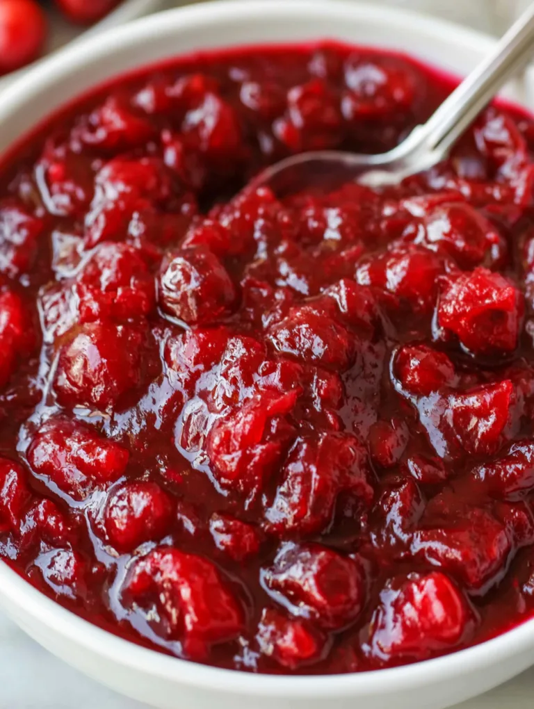 Classic Homemade Cranberry Sauce