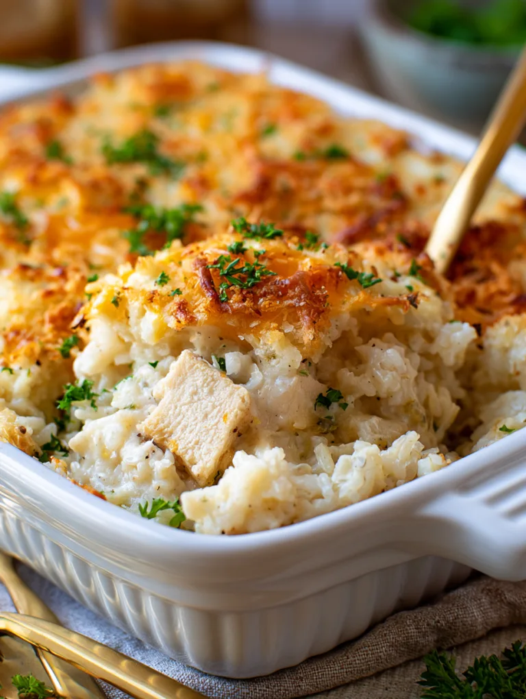 Angel Chicken Rice Casserole