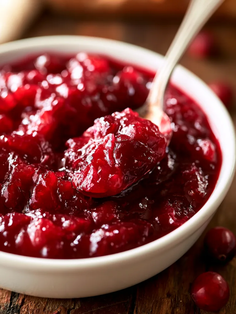 Easy Cranberry Sauce