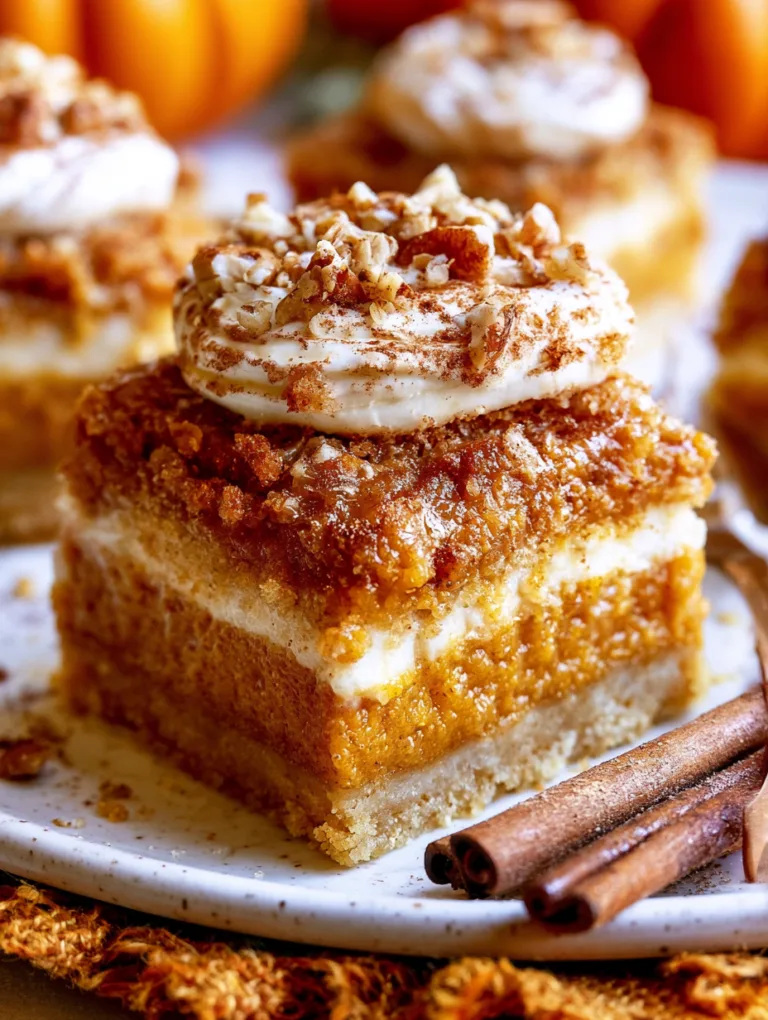 Easy Pumpkin Pie Dream Bars