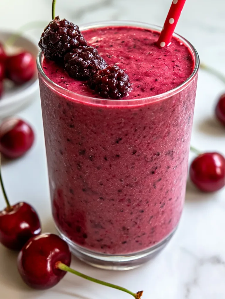 Healthy Cherry Smoothie