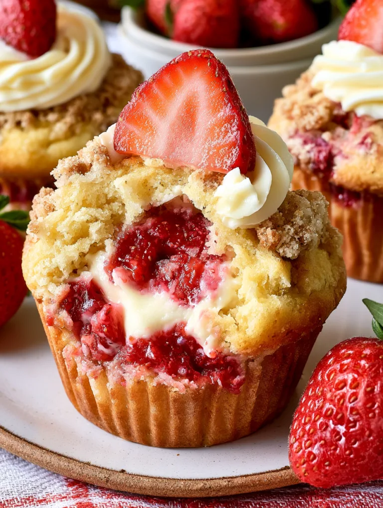 Moist Muffins with Cream Cheese Filling