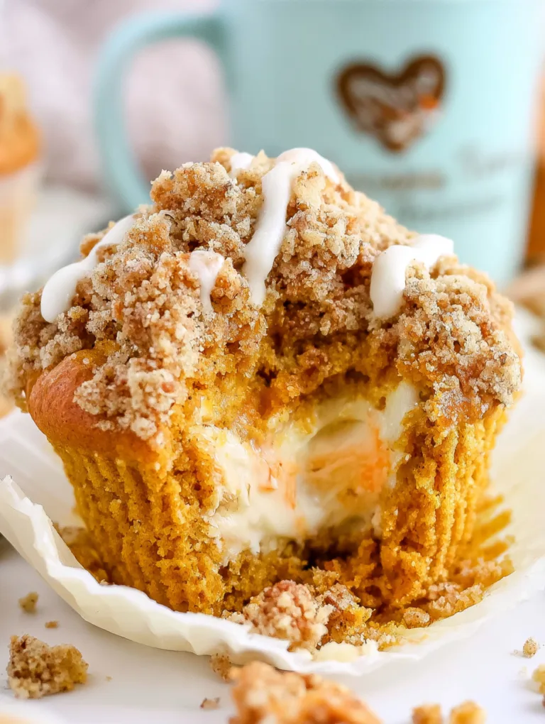 Pumpkin Cream Cheese Muffins