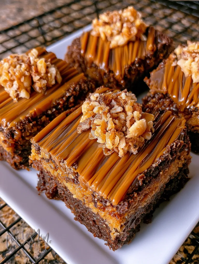 Samoa Brownies Extra Caramel Goodness
