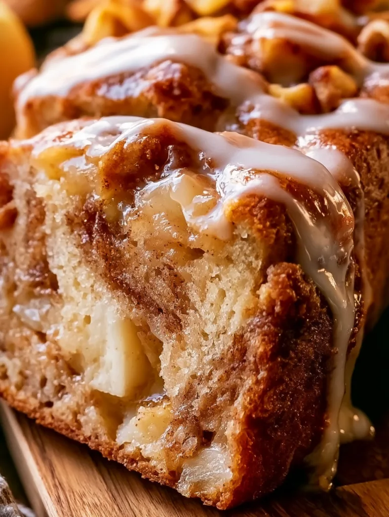 Spiced Apple Fritter Bread For Fall