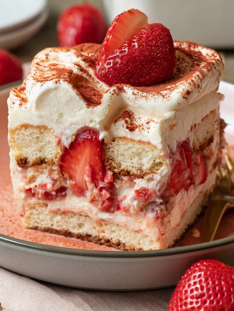 Strawberry Tiramisu