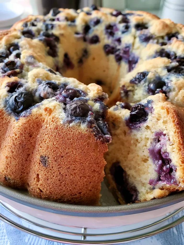 This Sour Cream Blueberry Coffee Cake