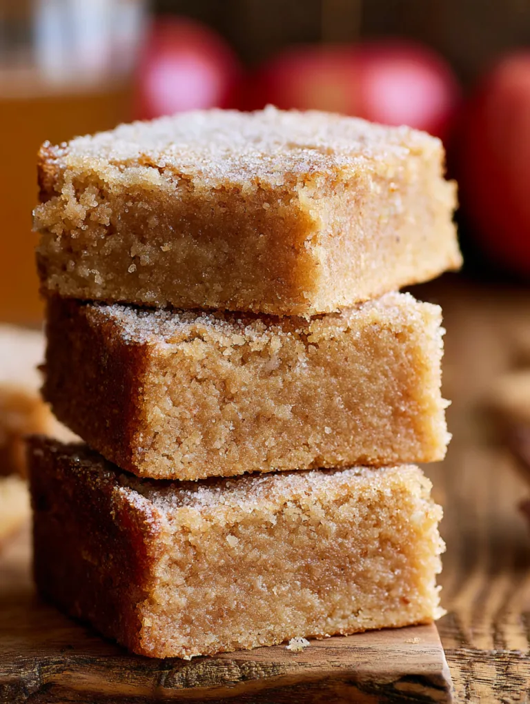 Apple Cider Blondies