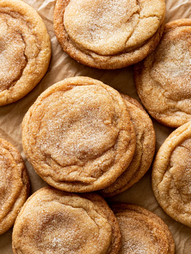Chewy Pumpkin Snickerdoodle Cookies