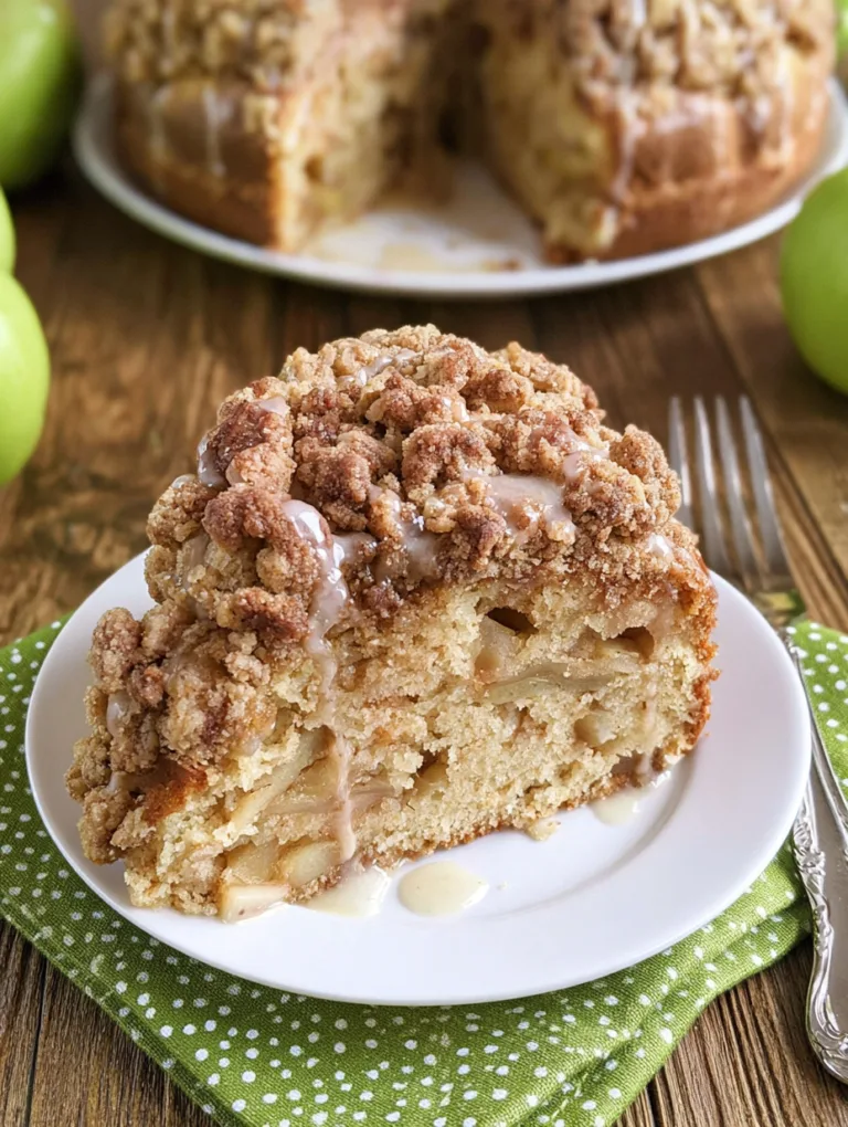 Cinnamon Apple Crumb Cake