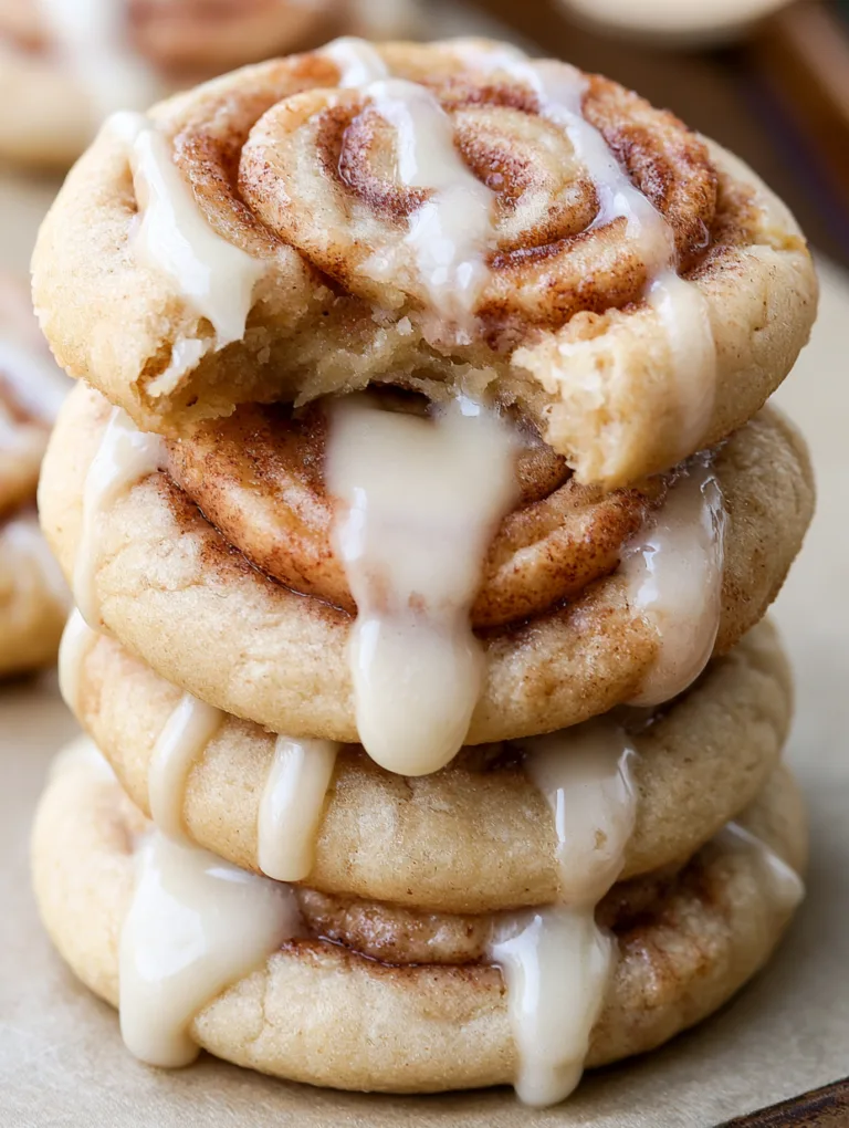 Cinnamon Rolls cookies with Cream Cheese Icing