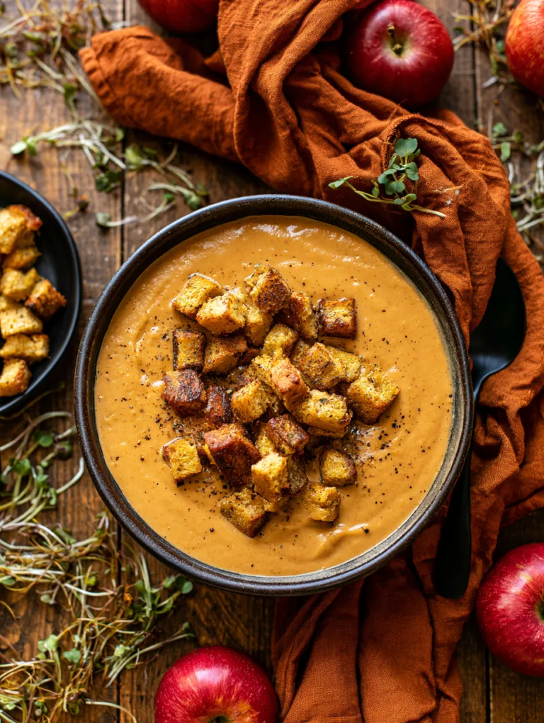 Creamy Roasted Apple Pumpkin Soup