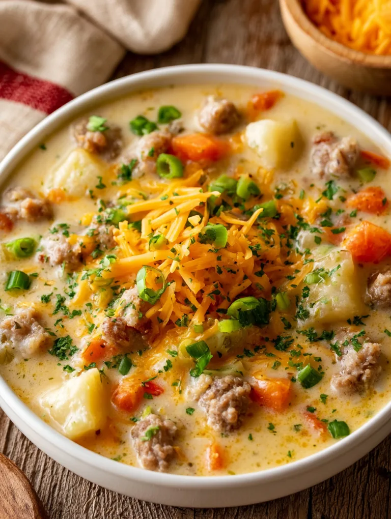 Creamy Sausage Potato Soup Recipe