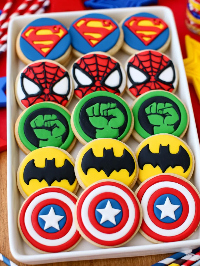 Super Easy Superhero Cookies Recipe
