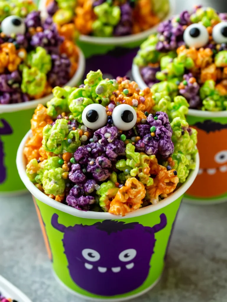 Monster Popcorn Cups
